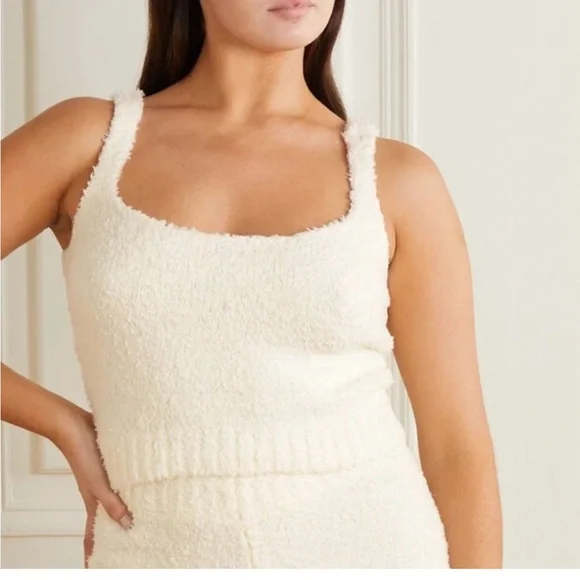 SKIMS | Tops | Skims Cozy Knit Tank Bone | Poshmark